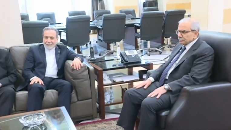 PM Nawaf Salam and Iran's FM Abbas Araghchi